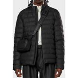 Rains - Jassen - Heren - Zwart - Polyester - Waterdichte Trekker Jas