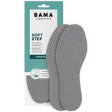 BAMA Soft Step Inlegzolen - Schokabsorberende latex schuimrubberen inlegzolen voor ademend comfort - Op maat te knippen voor volwassen schoenen - Fris, geurloos gevoel - EU-maten 36/37-1 paar