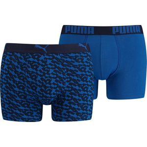 Puma - Heren Boksers - Blauw - 2-pack - Comfort en Stijl