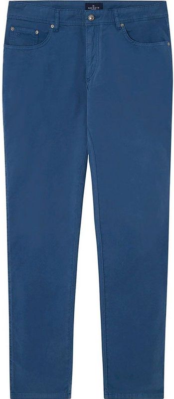 Hackett Londonvoor mannen. HM212491 Broek 5 zakken Regular Blauw (40/32), Casual, Katoen