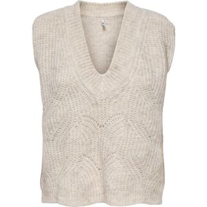 ONLY - ONLGILA LIFE SL STRUCT V-NEC VEST BF KNT - Dames - Gebreide Trui