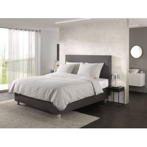 Dekbedovertrek - Grijs - Katoen - 240x220 cm