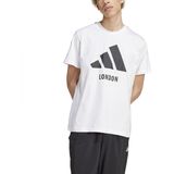 Adidas - London - T-shirt - Wit - Korte Mouwen