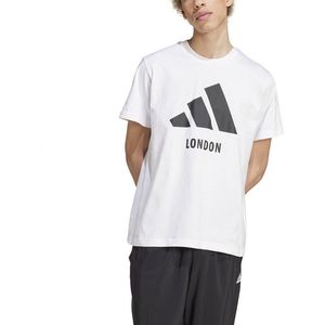 Adidas - London - T-shirt - Wit - Korte Mouwen