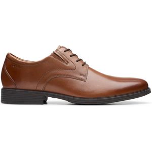 Clarks - Whiddon Plain - Heren Veterschoen - Bruin