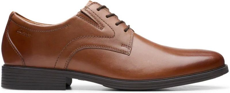 Clarks - Whiddon Plain - Heren Veterschoen - Bruin