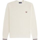 Fred Perry, Heren, Truien, Beige, Maat: S Katoen,