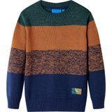vidaXL - Kindertrui - Gebreid - Meerkleurig - 100% Katoen