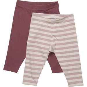 Minymo - Kinder Leggings - Violet Ice - 2er Pack