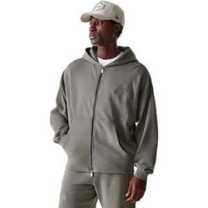 Los Angeles Lakers - Hoodie - Grijs - Oversized - Met Volle Rits