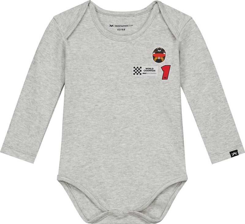 MV Romper - Longsleeve - Katoen - Zacht - Geprinte Logo's