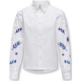 Kids Only - Blouse Zora - Bright White/Bonbon