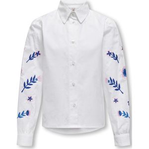Kids Only - Blouse Zora - Bright White/Bonbon