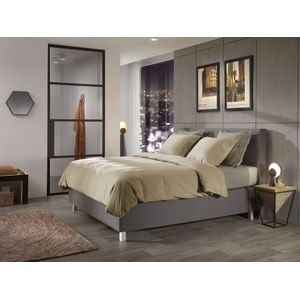 Yellow Dekbedovertrek Cialda - Litsjumeaux - 240x200/220 cm - Pale Khaki