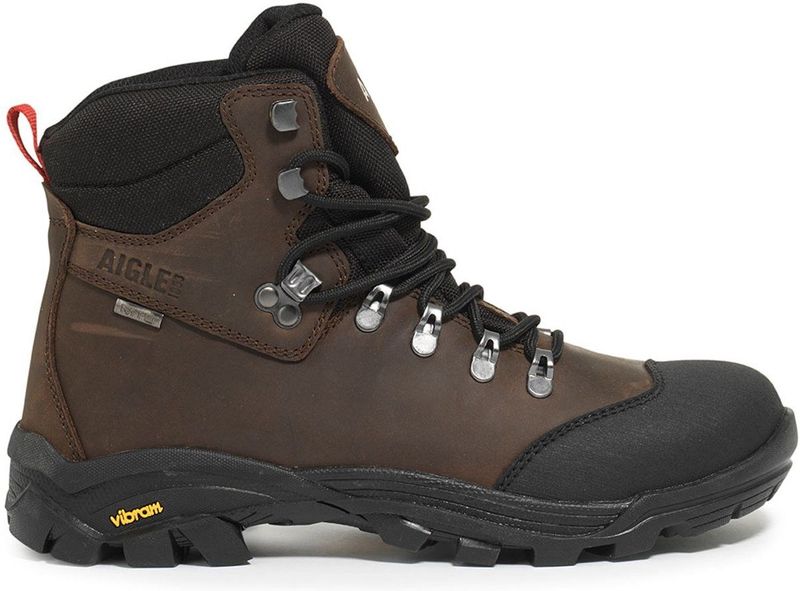 Aigle - Laforse - Veterboots - Groen - Leer - Vibram Zool