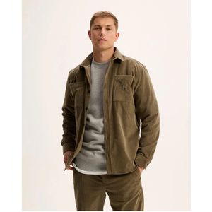 The GoodPeople - Vest Khaki The Goodpeople Snewy Overshirts Khaki 25020205