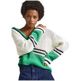 Pepe Jeans - V-hals Trui - Groen - Dames
