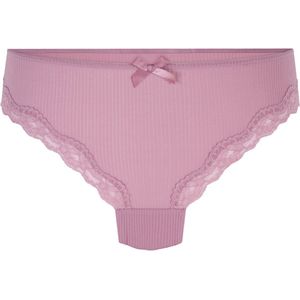 Hunkemöller Dames Lingerie Brazilian Lola - Roze - maat XS