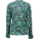 Gant - Groene Katoenen Top - Veelkleurig - Lange Mouwen