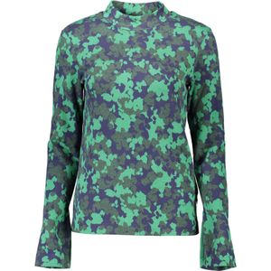 Gant - Groene Katoenen Top - Veelkleurig - Lange Mouwen