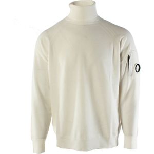 C.P. Company - Trui - Wit - Heren - 88% Wol - 12% Polyester