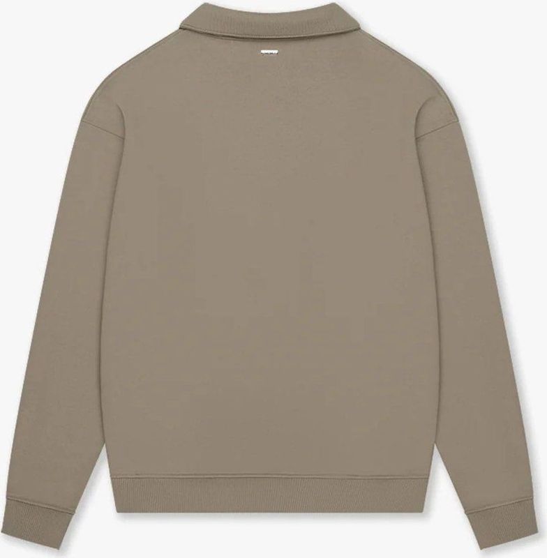 Croyez - Etiquette Half-Zip Sweater - Dusty Olive