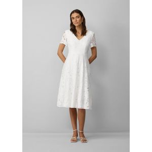 s.Oliver - Midi-jurk - V-halslijn - Korte Mouwen - Jersey Voering