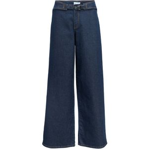 Object - Objsava Flo Hw Jeans - Donkerblauwe Denim - Dames