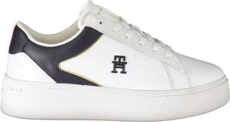 Tommy Hilfiger - Witte Sneaker - Dames - Polyester