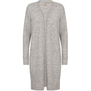 Soyaconcept Gebreid vest  lichtgrijs