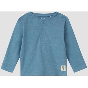 s.Oliver - T-Shirt - Katoen - Lange Mouwen - Henley-hals