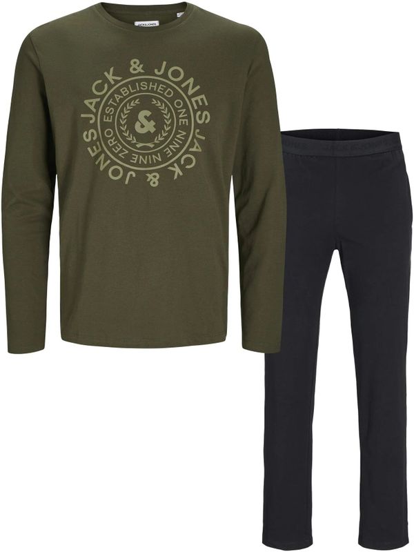 Jack & Jones Pyjamaset jongens jacathens groen/zwart