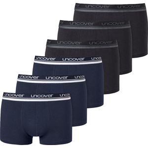 uncover by SCHIESSER Boxershorts  navy / grijs gemêleerd / zwart gemêleerd / wit