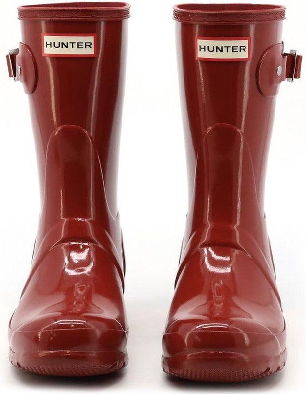 HUNTER - Original Short Gloss - Regenlaarzen - Zwart - Glanzend