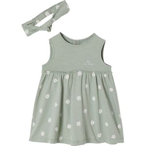 Jurk - Roze - Babymeisje - Met Bijpassende Haarband