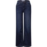 Street One - Wide Leg Jeans - Indigo - Loose Fit - Dames