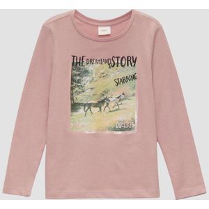 s.Oliver Shirt  geel / groen / oudroze / zwart