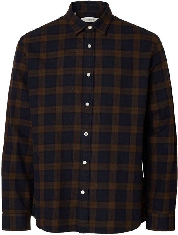 Selected - Noah Regular Fit - Overhemd - Lange Mouwen - 100% Biologisch Katoen