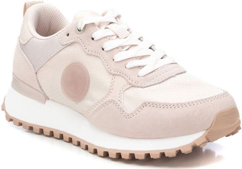 Xti - 14361101 - Sportschoenen - Beige - Plat - Veters - Casual