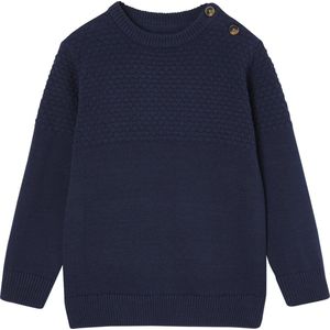Jongenstrui met siersteek nachtblauw