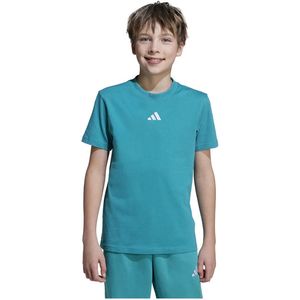 Adidas - Essentials - T-shirt - Blauw - Korte Mouwen - Jongens/Meisjes