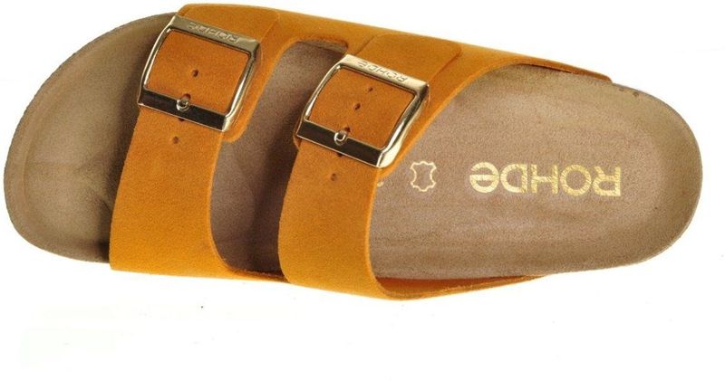 Muiltjes - Effen - Leer en Suède - Platte Hak