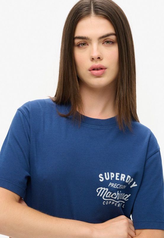 Superdry - Copper Label Chest Graphic - T-shirt - Met Korte Mouwen