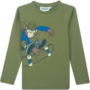 Someone - Longsleeve - Groen - Voor Jongens