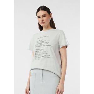 comma - T-Shirt - Regular Fit - Korte Mouwen