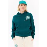 Protest - Prtelina - Hoodie - Rainstorm Blue - High-pile Teddy Fleece - Lange Mouwen - Capuchon