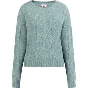 MYMO Trui 'Blonda'  mintgroen