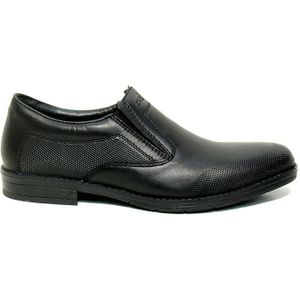 Rieker - Artikel 10350 - Instappers - Schwarz - Kunstleer