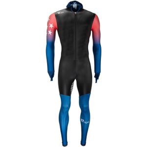 Nice rubber schaatspak power x USA (met cap) M