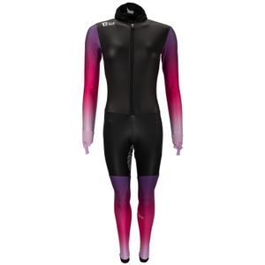 Nice rubber schaatspak power x magenta/purple/fade (met cap) L